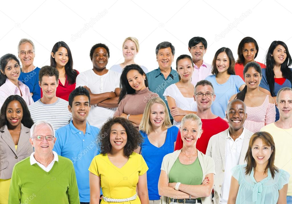 Multi Ethnic Group Of People