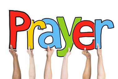 Dua Word kavramları üzerinde arka izole