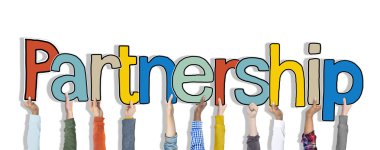 Word ortaklık tutan eller