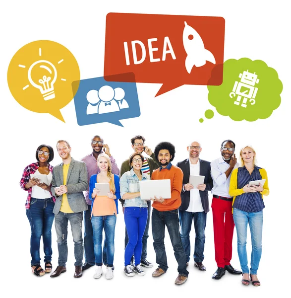 People and Idea Concept — Stock Photo, Image