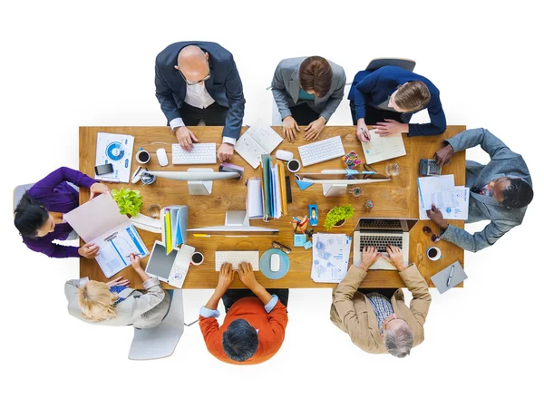 Groep mensen samen werken — Stockfoto