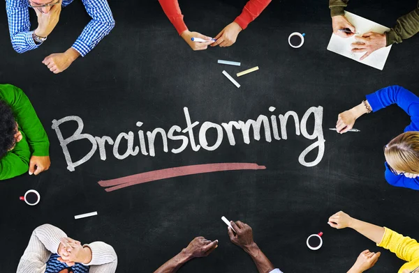 Persone e concetti di brainstorming — Foto Stock