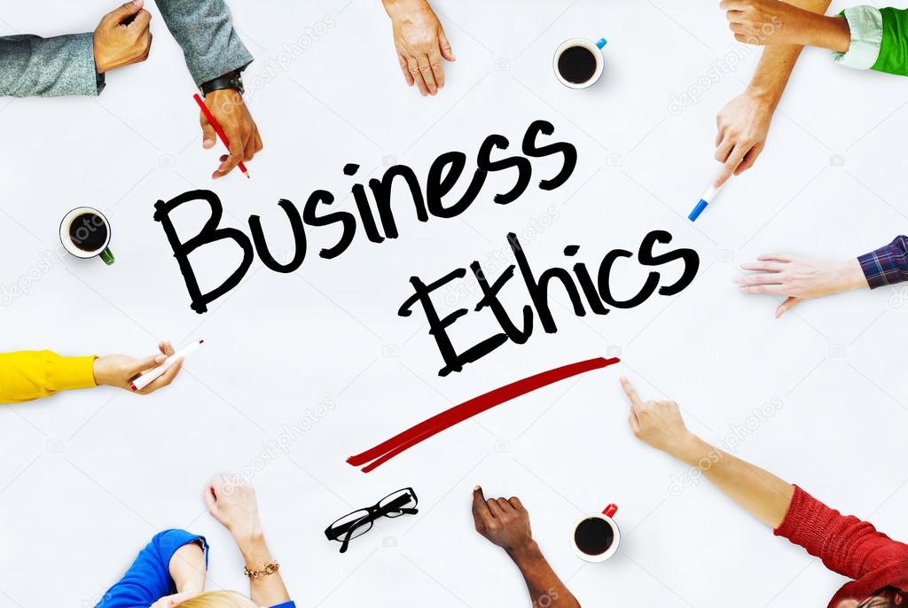 People and Business Ethics Concept