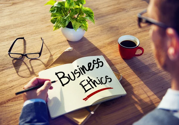 Concepto de ética del hombre y de los negocios —  Fotos de Stock