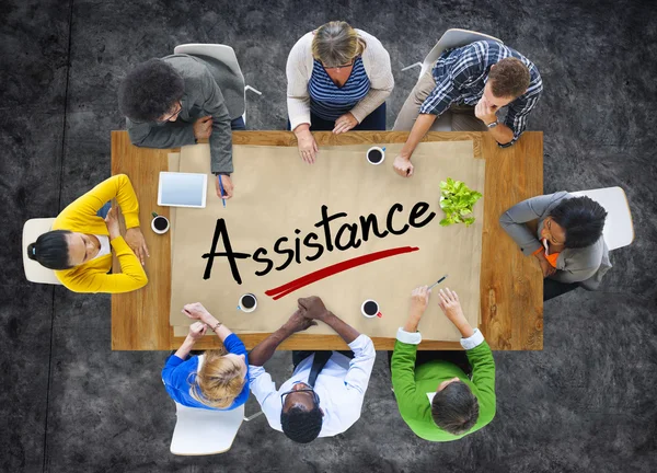 People with Assistance Concept — Stock Photo, Image