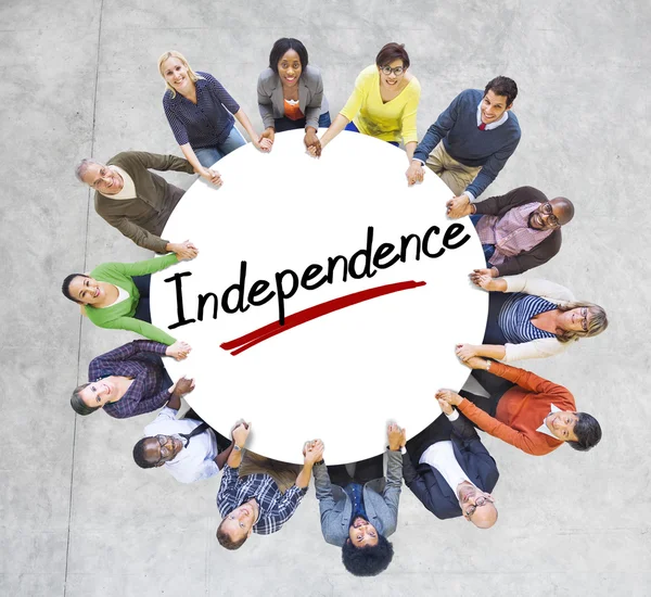 Osób i koncepcji niezależności — Zdjęcie stockowe