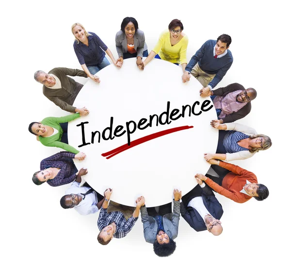Oameni și concepte de independență — Fotografie, imagine de stoc
