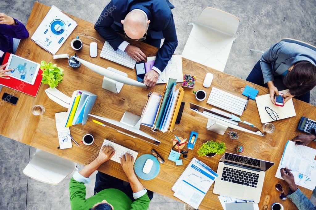 Group of People Working in an Office