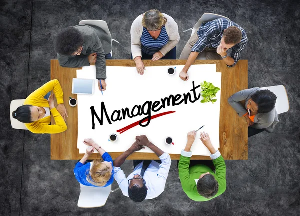 People and Text Management — Stock Photo, Image