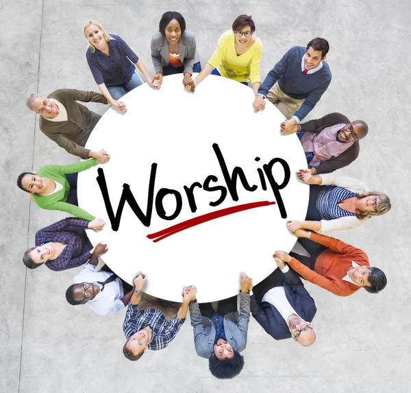 People and Worship Concept — Stock Photo, Image