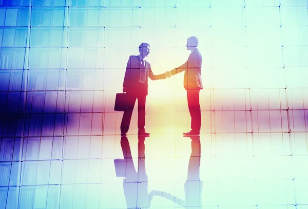 Business mensen handshaking — Stockfoto