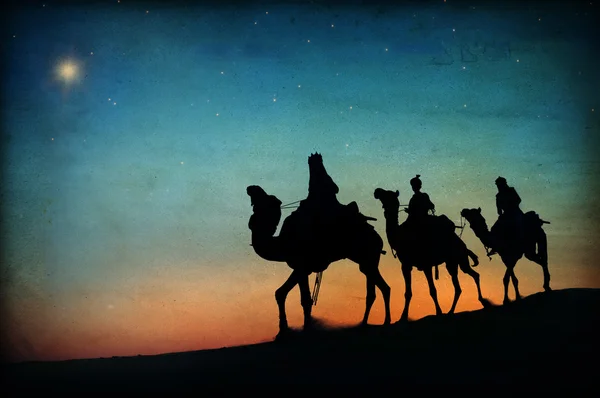 Estrella del desierto de los Reyes Magos — Foto de Stock