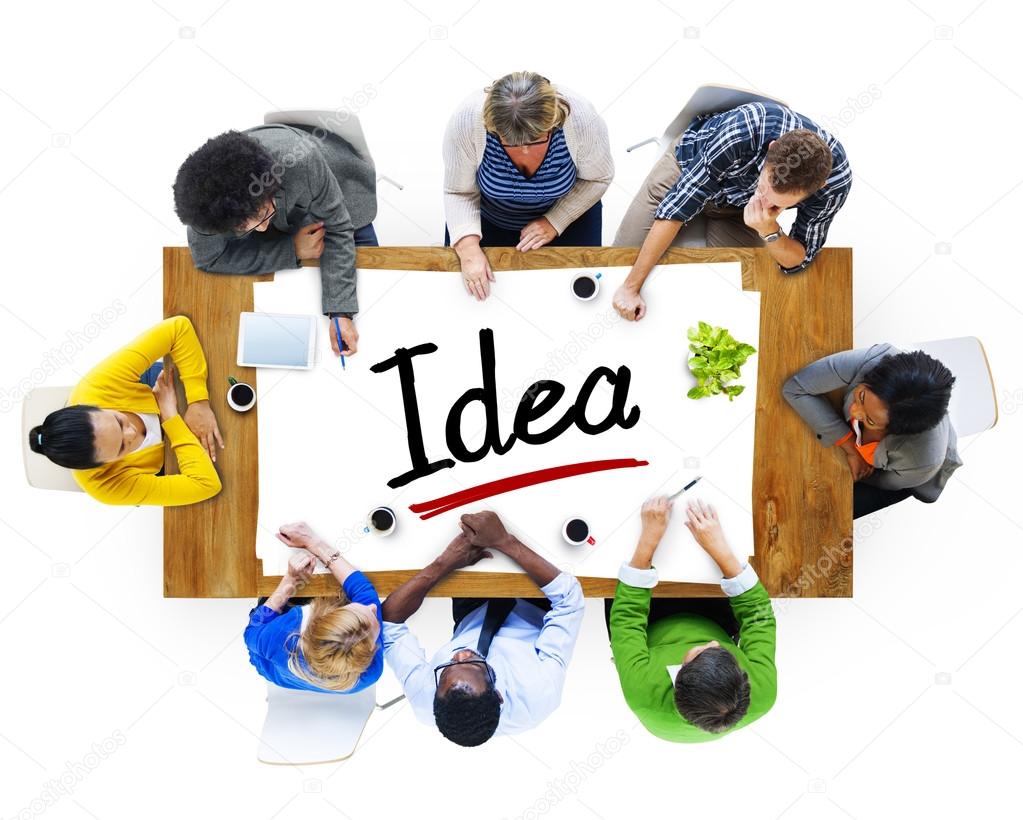 People with Idea Concept