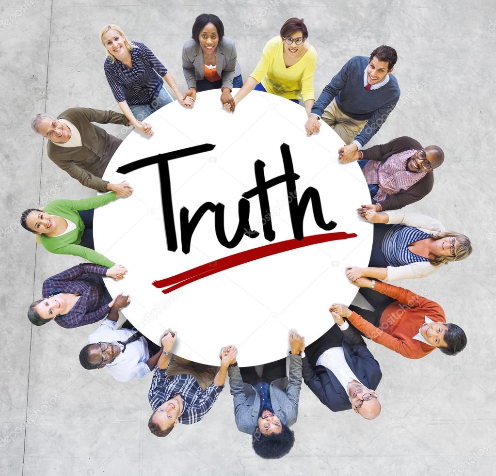 People and Truth Concept