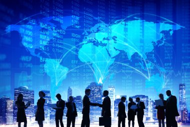 iş insanlar el sallamak