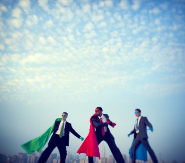 İşadamları süper kahramanlar