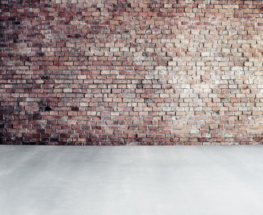 boş tuğla duvar