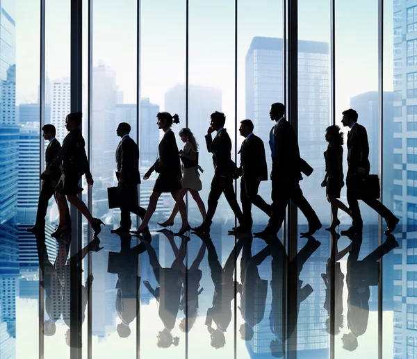 Group of Business People Walking — Stock Photo, Image