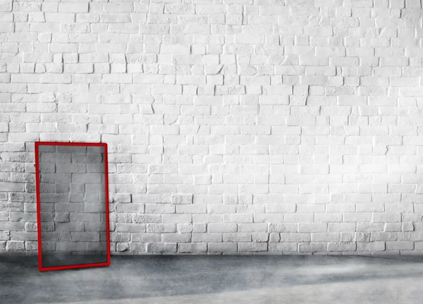 벽돌 벽의 방 — 스톡 사진