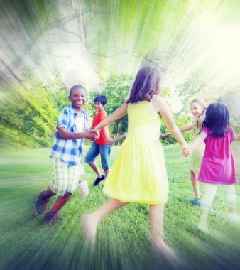 Çocuk Holding eller Park