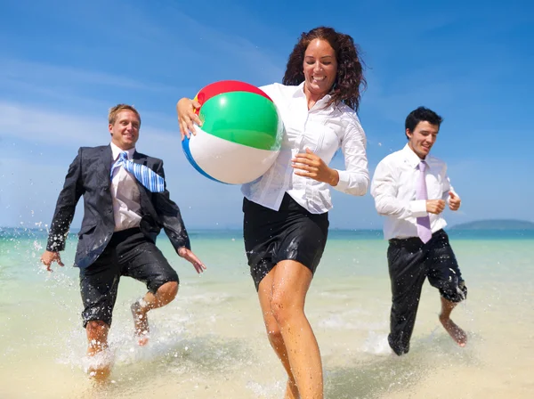 Business people having fun — Stock Photo, Image