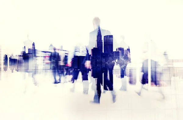 Business People Walking on Street — Stock Photo, Image