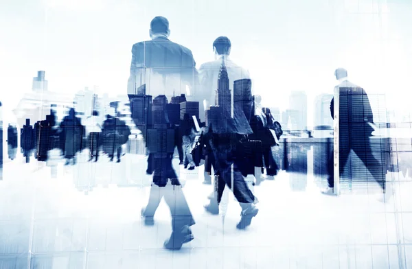 Business People Walking on Street — Stock Photo, Image