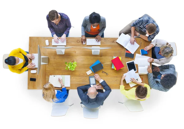 Çeşitli meslekler insanlar Toplantı