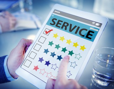Müşteri bir Online hizmet kalitesi sıralaması
