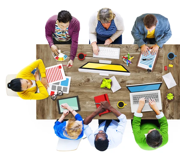 Persone che lavorano in conferenza — Foto Stock