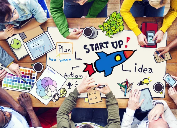 Pessoas e Startup Business Concept — Fotografia de Stock