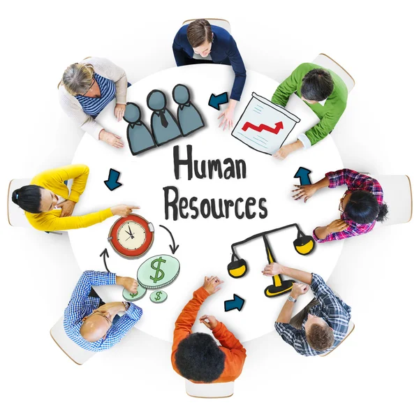 Personas con recursos humanos — Foto de Stock