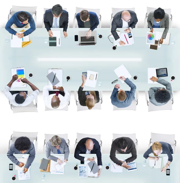 Diverse Business People in Meeting — Stock Photo, Image