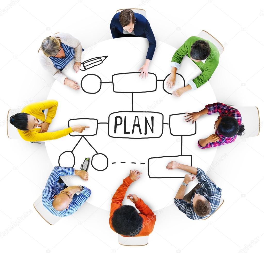 People Brainstorming about Plan