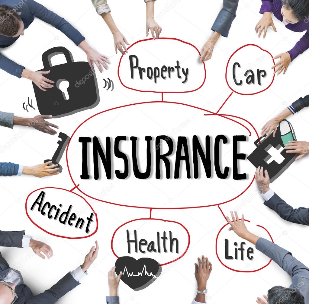 Business People with Insurance Concept