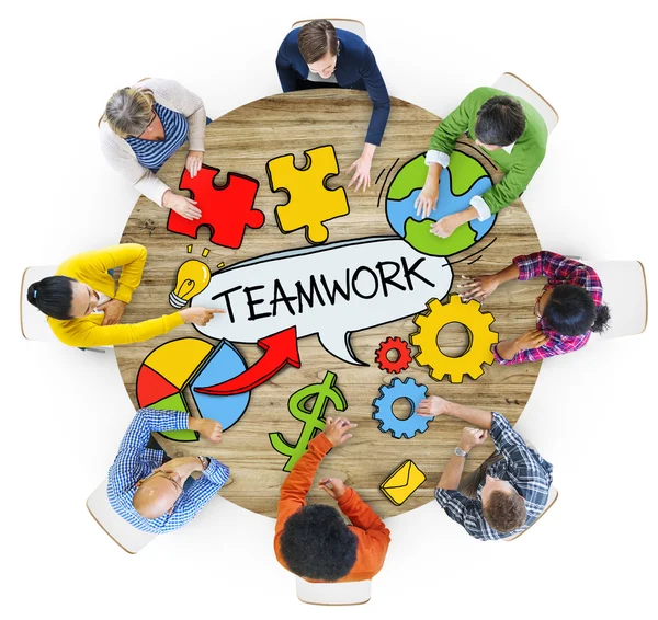 People and Teamwork Concepts — Stok Foto