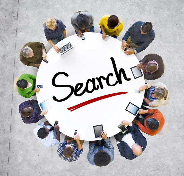 People and Search Concept — Stock Photo, Image