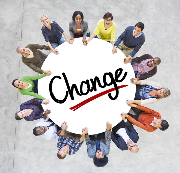 People and Change Concept — Stock Photo, Image