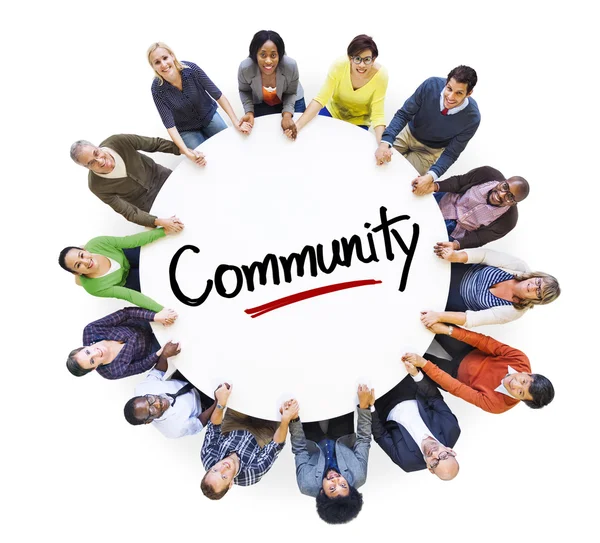 Personas con concepto comunitario — Foto de Stock