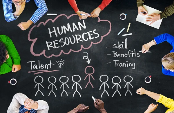 People Discussing About Human Resources — Stock Photo, Image