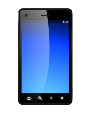 siyah cep telefonu