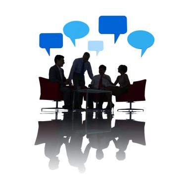 İş adamları Sosyal Toplantı sırasında