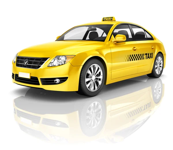 Taxi amarillo —  Fotos de Stock