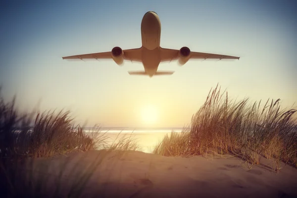 Airplane Travel Destination Outdoors — Stock Photo, Image