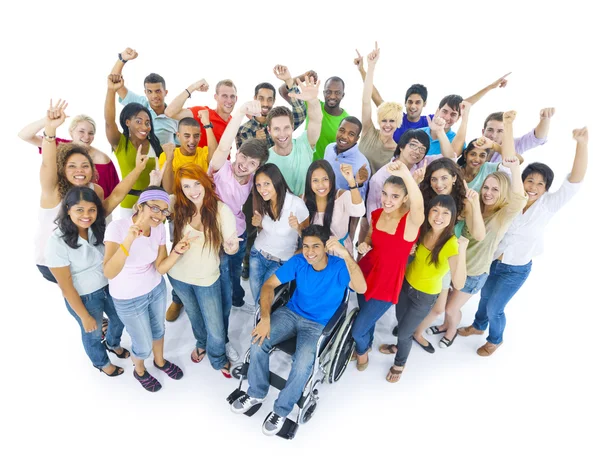 Grupo de personas Celebrando — Foto de Stock