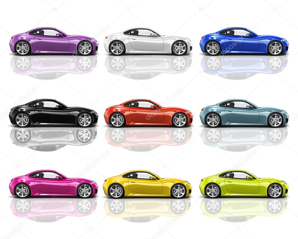 Collection of 3D Modern Cars