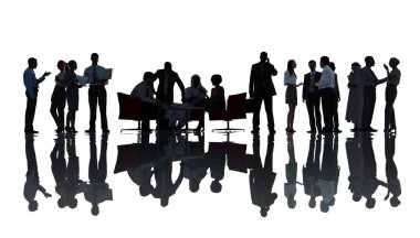 Grup toplantısında insan