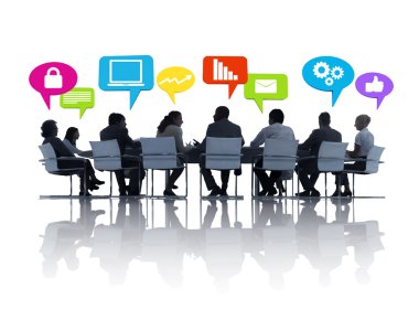 Toplantıdaki iş adamları