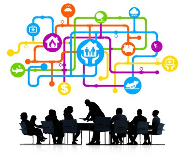 İş adamları ve sigorta kavramları