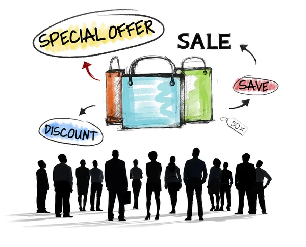 Business People and Sale Concepts — Stock Photo, Image